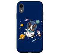 Funny Kawaii Kids Boys Space Astronaut Rat Terrier Lover Coque pour iPhone XR