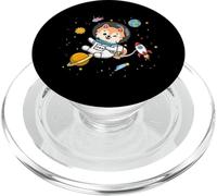 Funny Kawaii Kids Girls Boys Space Pomeranian Lover PopSockets PopGrip pour MagSafe