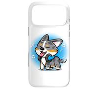 Funny Kawaii Kids Music Headphones Blue Merle Corgi Lover Coque pour iPhone 17 Pro Max