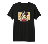 Funny Kawaii Kids Ramen Tricolor Australian Shepherd Lover T-Shirt Haut de Gamme