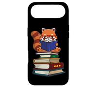Funny Kawaii Kids Read Books Red Panda Lover Coque pour iPhone Air