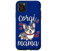 Funny Kawaii Mama Mom Cardigan Blue Merle Corgi Lover Coque pour iPhone 11 Pro Max