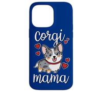 Funny Kawaii Mama Mom Cardigan Blue Merle Corgi Lover Coque pour iPhone 14 Pro Max
