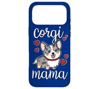 Funny Kawaii Mama Mom Cardigan Blue Merle Corgi Lover Coque pour iPhone 17 Pro Max