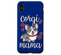 Funny Kawaii Mama Mom Cardigan Blue Merle Corgi Lover Coque pour iPhone XS Max