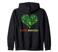 Funny Keto Love Brocoli Vegan Bio Paleo Veggies Kids Sweat à Capuche