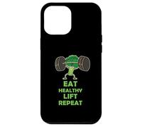 Funny Keto Powerlifting Broccoli - Eat Healthy Lift Repeat Coque pour iPhone 12 Pro Max