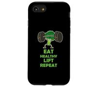 Funny Keto Powerlifting Broccoli - Eat Healthy Lift Repeat Coque pour iPhone SE (2020) / 7/8