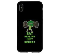 Funny Keto Powerlifting Broccoli - Eat Healthy Lift Repeat Coque pour iPhone XS Max