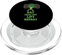 Funny Keto Powerlifting Broccoli - Eat Healthy Lift Repeat PopSockets PopGrip pour MagSafe