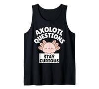 Funny Kids Axolotl Questions Stay Curious Débardeur