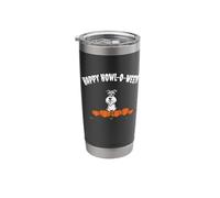 Funny Kids Halloween Howl-O-Ween Miniature Schnauzer Lover Gobelet isotherme en acier inoxydable double paroi