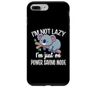 Funny Kids Not Lazy Power Saving Mode Sleeping Koala Lover Coque pour iPhone 7 Plus/8 Plus