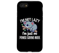 Funny Kids Not Lazy Power Saving Mode Sleeping Koala Lover Coque pour iPhone SE (2020) / 7 / 8