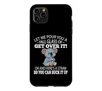 Funny Kids Tall Glass of Get Over It Suck It Up Koala Lover Coque pour iPhone 11 Pro Max