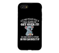 Funny Kids Tall Glass of Get Over It Suck It Up Koala Lover Coque pour iPhone SE (2020) / 7/8