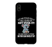 Funny Kids Tall Glass of Get Over It Suck It Up Koala Lover Coque pour iPhone XS Max