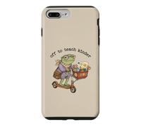 Funny Kinder Trottinette pour enseignement de la rentrée Scolaire Coque pour iPhone 7 Plus/8 Plus