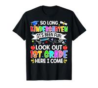 Funny Kindergarten Graduate 2025 Graduate Hello 1re année T-Shirt