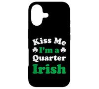 Funny Kiss Me I’m A Quarter Irish Coque pour iPhone 17