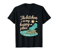 Funny Kitchen Is My Happy Place Pickleball fantaisie T-Shirt