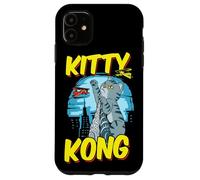 Funny Kitty Kong Cuddly Monster Fluff Kitten Chat tigré en Coque pour iPhone 11