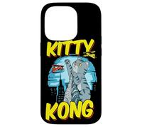 Funny Kitty Kong Cuddly Monster Fluff Kitten Chat tigré en Coque pour iPhone 14 Pro