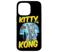 Funny Kitty Kong Cuddly Monster Fluff Kitten Chat tigré en Coque pour iPhone 14 Pro Max