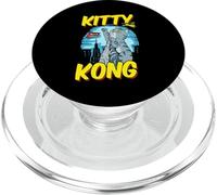 Funny Kitty Kong Cuddly Monster Fluff Kitten Chat tigré en PopSockets PopGrip pour MagSafe