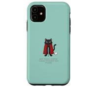Funny Knight Cat Not Today Fartin Cattitude M'Lord Dad Mom Coque pour iPhone 11