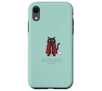 Funny Knight Cat Not Today Fartin Cattitude M'Lord Dad Mom Coque pour iPhone XR