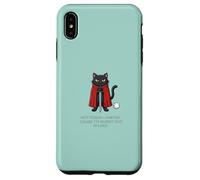 Funny Knight Cat Not Today Fartin Cattitude M'Lord Dad Mom Coque pour iPhone XS Max