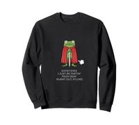 Funny Knight Frog Fart Burnt Out M'Lord Meme Dad Boyfriend Sweatshirt