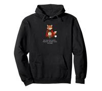 Funny Knight Red Fox Fartin Burnt Out M'Lord Meme Dad Blague Sweat à Capuche