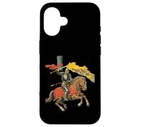 Funny Knight Sir Ringe Jeu de Mots médiéval Humour Joke Rider Coque pour iPhone 16