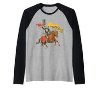 Funny Knight Sir Ringe Jeu de Mots médiéval Humour Joke Rider Manche Raglan