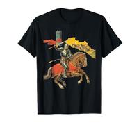 Funny Knight Sir Ringe Jeu de Mots médiéval Humour Joke Rider T-Shirt