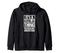 Funny Korn Ja Breed Breeder Quote Korn Ja Cat Lover Sweat à Capuche
