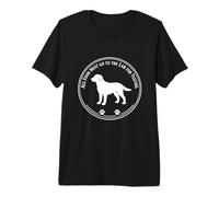Funny Labrador Retriever Black Lab Fetch Dog Pet Lover T-Shirt Haut de Gamme