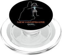 Funny Ladies New Hampshire, NH Girls New Hampshire PopSockets PopGrip pour MagSafe
