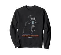 Funny Ladies New Hampshire, NH Girls New Hampshire Sweatshirt