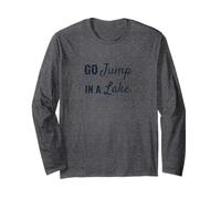 Funny Lake Life Bold Script Navy Font Design Manche Longue
