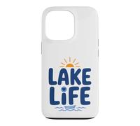 Funny Lake Lover Summer Vacation Quote Lake Life Coque pour iPhone 13 Pro