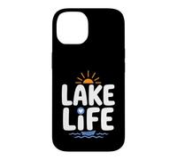 Funny Lake Lover Summer Vacation Quote Lake Life Coque pour iPhone 14