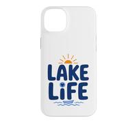Funny Lake Lover Summer Vacation Quote Lake Life Coque pour iPhone 14 Plus