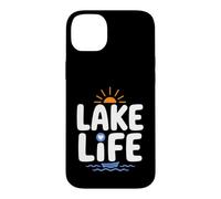 Funny Lake Lover Summer Vacation Quote Lake Life Coque pour iPhone 14 Plus