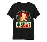 Funny Lake Tahoe Sasquatch Original Mountain Dude Souvenir T-Shirt Haut de Gamme