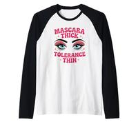 Funny Lash Tech Maquillage Antisocial Diva Attitude MUA Manche Raglan