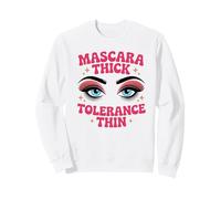 Funny Lash Tech Maquillage Antisocial Diva Attitude MUA Sweatshirt