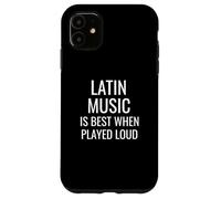Funny Latin Music Quote Salsa Samba Cumbia Rumba Tango Dance Coque pour iPhone 11